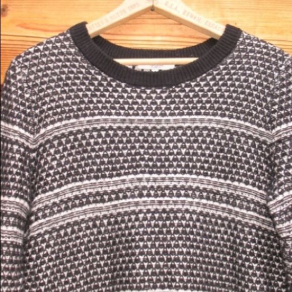 Madewell  Black White  Sweater - Picture 3 of 8